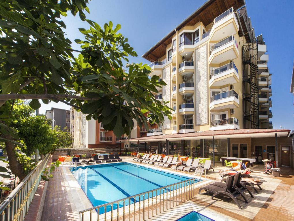 Kleopatra Ada Beach Hotel Alanya Eksteriør bilde